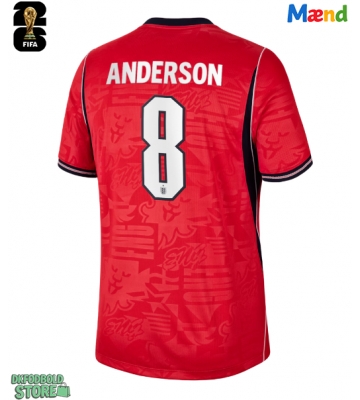 England Elliot Anderson #8 Replika Udebanetrøje VM 2026 Kortærmet